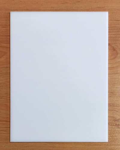 GOYAPRINT Acrylglas Weiß 5MM A3 Acrylplatte Opal Kunststoffplatten Hartplastik (1, 29,7 x 42 cm) von GOYAPRINT