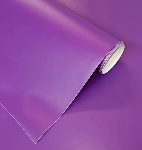 Möbelfolie Matt Selbstklebende Folie Vynil Plotterfolie 40X300 cm Mobelklebefolie Selbstklebende Folie Matt für Wand Küche Fliesen Wasserdicht (Violett) von GOYAPRINT