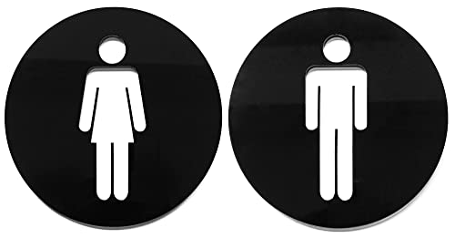 Wc schild Für Tür Toilettenschild Herren Damen Behinderte Gemischt von GOYAPRINT