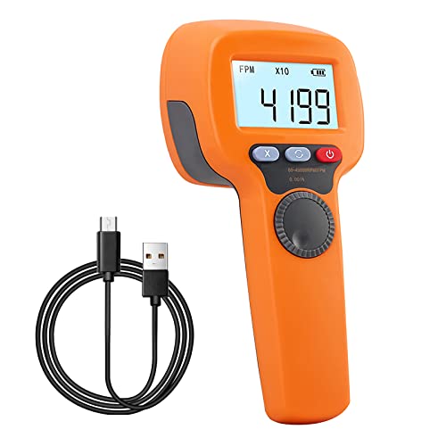 Digitales LED-Stroboskop, Berührungsloses Stroboskop Techometer, das 60–49999 U/min Misst, Handheld-Tachometer, Hz Geschwindigkeitstester, Genauigkeit 0,001%, von Spinning Gear, HVAC Motoren Digitales LED-Stroboskop, Berührungsloses Stroboskop Techometer, das 60–49999 U/min Misst, Handheld-Tachometer, Hz Geschwindigkeitstester, Genauigkeit 0,001%, von Spinning Gear, HVAC Motoren von GOYERRNES