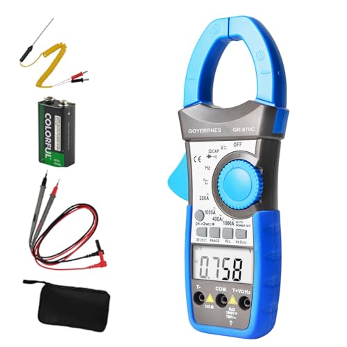 Multimeter Digital Clamp Meter GR-870C Test AC DC Spannung Strom Widerstand Kapazität Diode LCD Hintergrundbeleuchtung Data Holding Multimeter Digital Clamp Meter GR-870C Test AC DC Spannung Strom Widerstand Kapazität Diode LCD Hintergrundbeleuchtung Data Holding von GOYERRNES