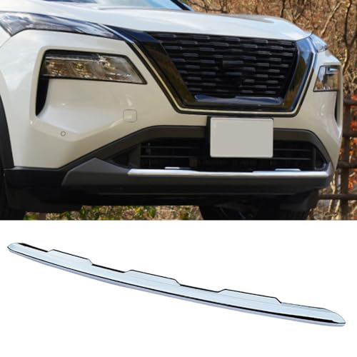 GOYMFK Auto Vordere Untere Stoßstangen Dekorative Streifen Abdeckung für Nissan X-Trail T33 2021 2022 2023 ABS Silber Molding Styling Exterieur Zubehör von GOYMFK