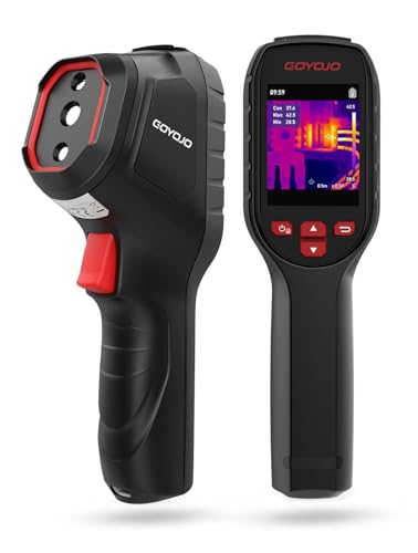 GOYOJO Wärmebildkamera SuperIR 192x192 IR-Auflösung, 25 Hz Bildwiederholrate Handheld Infrared Camera Thermal Imaging, Kompakte Handheld Thermokamera mit mit Dual-Light Fusion, -20°C bis 550°C von GOYOJO