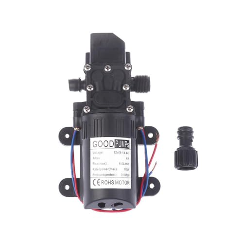1pc 70W DC 12 V Elektrische Membran Wasserpumpe für Rückfluss automatischer Schalter 6 l Minim Druckspray -Selbst -Priming -Pumpe kompatibel mit allgemeinen Waschsystemen 1pc 70W DC 12 V Elektrische Membran Wasserpumpe für Rückfluss automatischer Schalter 6 l Minim Druckspray -Selbst -Priming -Pumpe kompatibel mit allgemeinen Waschsystemen von GOexcscqc