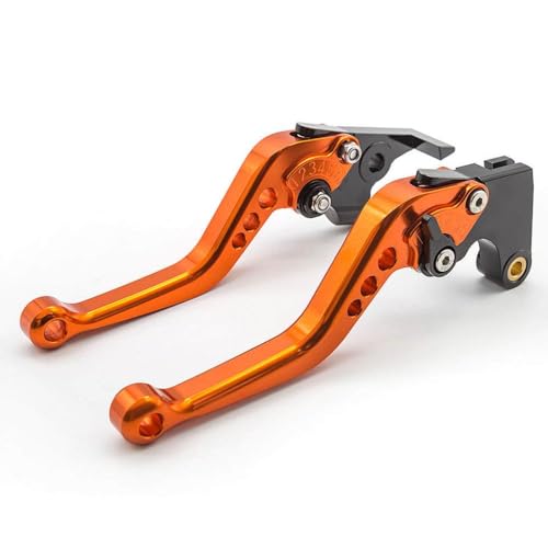 GOexcscqc Kompatible Motorradbremskupplungshebel für CBR500R CB500F CB500X CB 500 x CBR300R CB300F FA CB 300 CBR 300R GROM MSX125 MSX 125(Orange 147 mm) von GOexcscqc