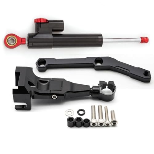 Stabilisator für Lenkschalter Stabilisator Montage Bracket Support Kit kompatibel mit MT-09 FZ09 MT09 Modelle 2013 2014 2015 2017 2018 2019 2020(A) von GOexcscqc