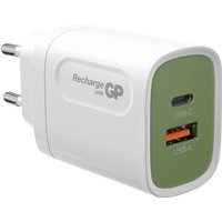 GP Batteries GPWC20WPWHUSB174 USB-Ladegerät Steckdose Anzahl Ausgänge: 2 x USB, USB-C® Buchse von GP Batteries