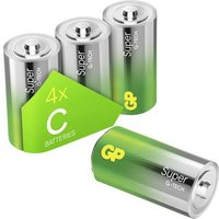 GP Batteries Super Baby (C)-Batterie Alkali-Mangan 1.5V 4St. von GP Batteries