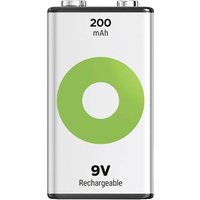GP Batteries ReCyko 9V Block-Akku NiMH 200 mAh 8.4V 1St. von GP Batteries