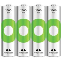 GP Batteries ReCyko Mignon (AA)-Akku NiMH 2600 mAh 1.2V 4St. von GP Batteries