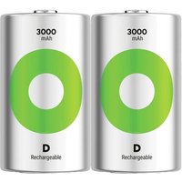 GP Batteries ReCyko Mono (D)-Akku NiMH 3000 mAh 1.2V 2St. von GP Batteries