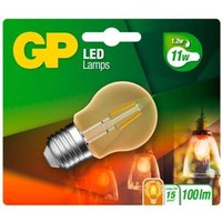 GP Lighting LED Mini Globus Gold E27 1,2W (25W)Filament GP 080596 von GP Batteries