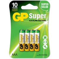 Super-Alkaline-Batterie Aaa 1,5 V 4 Stk - Gp24a-Uw4 Super-Alkaline-Batterie Aaa 1,5 V 4 Stk - Gp24a-Uw4 von GP Batteries