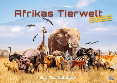 Afrikas Tierwelt - Der Tierkalender - 2025 - Kalender DIN A2: Der Wandkalender mit den schönsten Motiven Afrikas Tierwelt für das Jahr 2025 im extragroßen Format DIN A2 (ca. 60 x 42 cm)! von GP-Fever.de