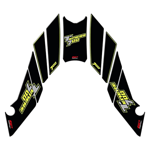 GP Composite Tankpad Set passend für Yamaha Tenere 700 2019-2022 Gelb von GP Kompozit