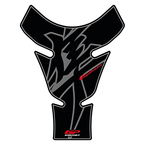 GP Kompozit Für Hayabusa 1999-2022 Kompatible Tankpad Streifen Aufkleber Schwarz von GP Kompozit