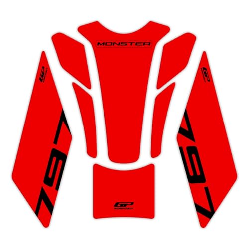 GP Kompozit Für Monster 797 2020 kompatibles Tankpad rot GP Kompozit Für Monster 797 2020 kompatibles Tankpad rot von GP Kompozit