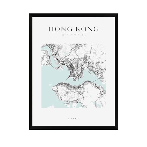 GP TONER Bilder Hongkong Poster Geometrische Stil Wanddekoration Moderne Wandkunst Poster Design 30x40 cm schwarzer Rahmen GP TONER Bilder Hongkong Poster Geometrische Stil Wanddekoration Moderne Wandkunst Poster Design 30x40 cm schwarzer Rahmen von GP TONER
