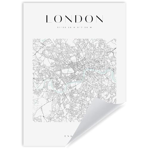 GP TONER Bilder Poster London Poster Geometrische Stil Wanddekoration Moderne Wandkunst Poster Design DIN A4 21x29,7 cm ohne Rahmen GP TONER Bilder Poster London Poster Geometrische Stil Wanddekoration Moderne Wandkunst Poster Design DIN A4 21x29,7 cm ohne Rahmen von GP TONER