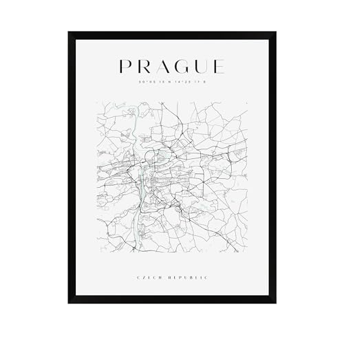 GP TONER Bilder Prag Poster Geometrische Stil Wanddekoration Moderne Wandkunst Poster Design 30x40 cm schwarzer Rahmen GP TONER Bilder Prag Poster Geometrische Stil Wanddekoration Moderne Wandkunst Poster Design 30x40 cm schwarzer Rahmen von GP TONER