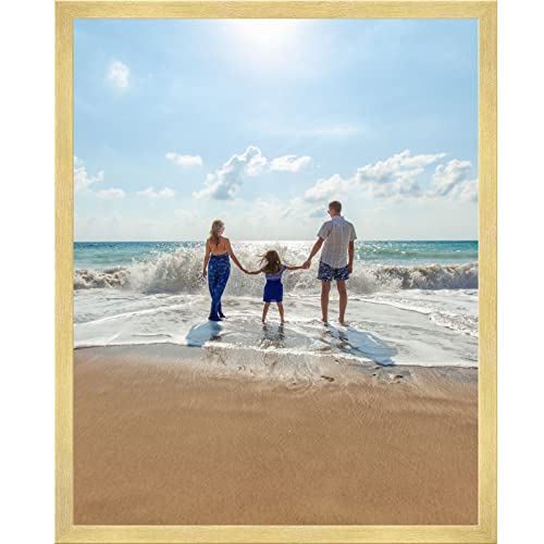 Bilderrahmen Rahmen für Plakate Fotorahmen 30x40 cm Golden von GP TONER