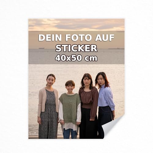 GP TONER Individuelle Aufkleber mit Druck - bitte senden Sie Ihr Foto Personalisierte Aufkleber mit dauerhaften Wanddrucken zur Innendekoration schöner Druck Personalisierbares Geschenk 40x50cm von GP TONER