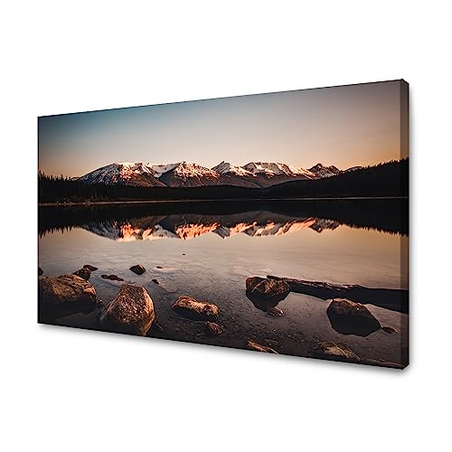 GP TONER Wanddekoration Kunstdruck Leinwanddruck Natur Landschaft Berge See 120x60 cm von GP TONER