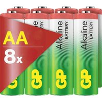 GP AA Batterie GP Alkaline 1,5V 8 Stück Mignon (AA)-Batterie 1.5 V 8 St. von GP