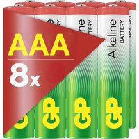GP AAA Batterie GP Alkaline 1,5V 8 Stück Micro (AAA)-Batterie 1.5 V 8 St. von GP