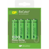 GP - Battery Wiederaufladbare Batterie 1,5 v aa 1300 mAh (Blisterpackung mit 4 Stück) von GP
