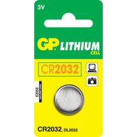 Lithium Batterien CR2032 / 01er Blister (0602032C1) - GP von GP