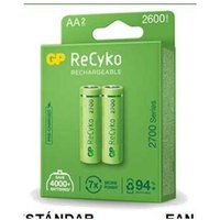 GP - Recyko Allgemeine wiederaufladbare Batterie de LR6 aa 2600Mah-Batterien GP - Recyko Allgemeine wiederaufladbare Batterie de LR6 aa 2600Mah-Batterien von GP