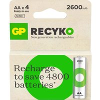 GP - Recyko NiMH-Akku aa HR6 2600 mAh 4er-Pack von GP