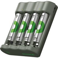 GP - recyko B441 USB-AKKU-Ladegerät inkls. 4xAAA NiMH Akkus GP - recyko B441 USB-AKKU-Ladegerät inkls. 4xAAA NiMH Akkus von GP