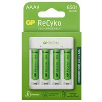 Battery USB-Ladegerät mit 4 wiederaufladbaren 1,5V Mini Stylus aaa 850mAh Batterien enthalten - GP von GP