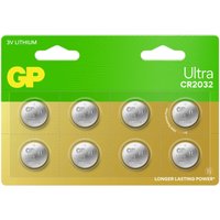 GP - Knopfzelle cr 2032 3 v 8 St. 220 mAh Lithium GP - Knopfzelle cr 2032 3 v 8 St. 220 mAh Lithium von GP