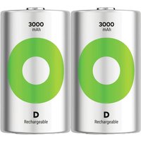 GP - ReCyko Mono (D)-Akku NiMH 3000 mAh 1.2 v 2 St. von GP