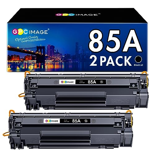 GPC IMAGE 85A Toner Schwarz Kompatibel für HP 85A CE285A Toner für HP Laserjet P1102W Toner Schwarz P1102 P1100 P1106 P1108 P1109 M1130 M1132 M1210 M1210MFP M1212 M1212NF M1217NFW (2er-Pack) von GPC IMAGE