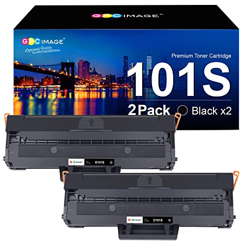 GPC IMAGE MLT-D101S Toner Kompatible für Samsung D101S MLT-D101S/ELS Schwarz Toner für SCX-3405 SCX-3400 SCX-3405W SCX-3405F SCX-3405FW ML-2160 ML-2165W ML-2165 ML-2168 SF760 (2er-Pack, Schwarz) von GPC IMAGE