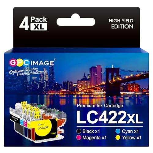 LC422XL XL LC-422XLVAL Tintenpatronen Kompatible für Brother LC422 LC-422XL Patronen für MFC-J5340DW MFC-J5345DW MFC-J5740DW MFC-J6540DW MFC-J6940DW MFC-J6540DWE (4er-Pack) von GPC IMAGE