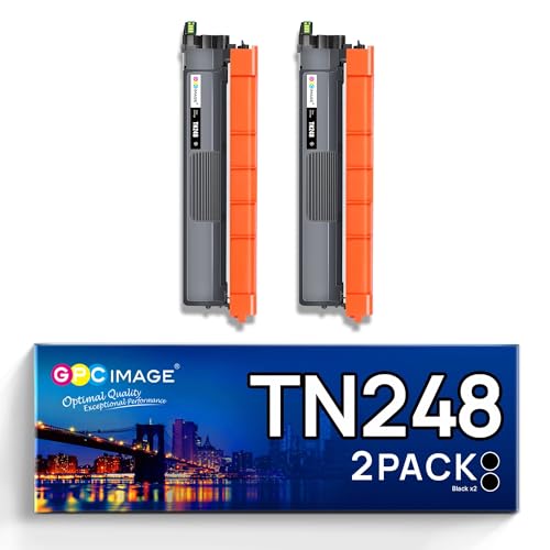 TN2510 TN2510XL TN-2510 XL Kompatibel für Brother HL-L2400DWE Toner MFC-L2800DW MFC-L2835DW MFC-L2860DW HL-L2400DW MFC-L2827DW DCP-L2620DW HL-L2445DW DCP-L2660DW DCP-L2665DW (Schwarz, 2er-Pack) von GPC IMAGE