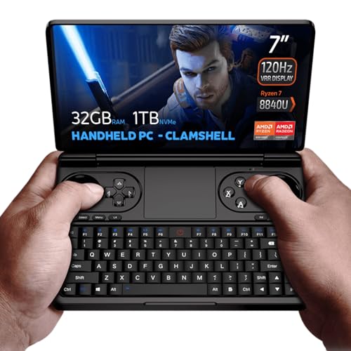 GPD Win Mini 2024 Handheld Gaming PC, AMD Ryzen 7 8840U, 8C/16T bis zu 5,1GHz, Radeon 780M GPU, 32GB LPDDR5 RAM, 1TB NVMe SSD, 7" 1080p 120Hz Touchscreen, Wi-Fi 6 GPD Win Mini 2024 Handheld Gaming PC, AMD Ryzen 7 8840U, 8C/16T bis zu 5,1GHz, Radeon 780M GPU, 32GB LPDDR5 RAM, 1TB NVMe SSD, 7" 1080p 120Hz Touchscreen, Wi-Fi 6 von GPD