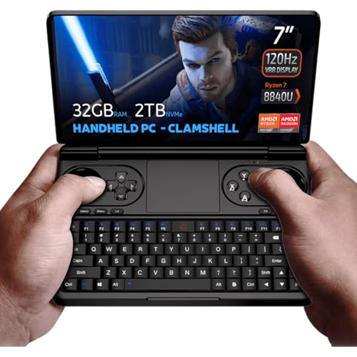 GPD Win Mini 2024 Handheld Gaming PC, AMD Ryzen 7 8840U, 8C/16T bis zu 5,1GHz, Radeon 780M GPU, 32GB LPDDR5 RAM, 2TB NVMe SSD, 7" 1080p 120Hz Touchscreen, Wi-Fi 6 GPD Win Mini 2024 Handheld Gaming PC, AMD Ryzen 7 8840U, 8C/16T bis zu 5,1GHz, Radeon 780M GPU, 32GB LPDDR5 RAM, 2TB NVMe SSD, 7" 1080p 120Hz Touchscreen, Wi-Fi 6 von GPD