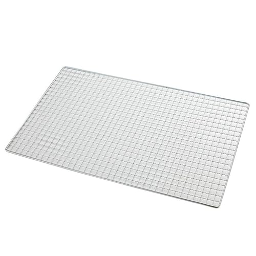 GPDMNBNX, Edelstahl BBQ Rost Mesh Net Grill Rost Grid BBQ Matte Liner Zubehör BBQ Werkzeug(3.4 Frame 60x40cm) von GPDMNBNX