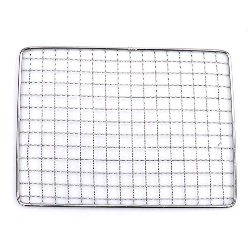 GPDMNBNX, Edelstahl Quadrat BBQ Grill Mesh Antihaft-Grill Grill Net Küche Kochen Matte for Camp von GPDMNBNX