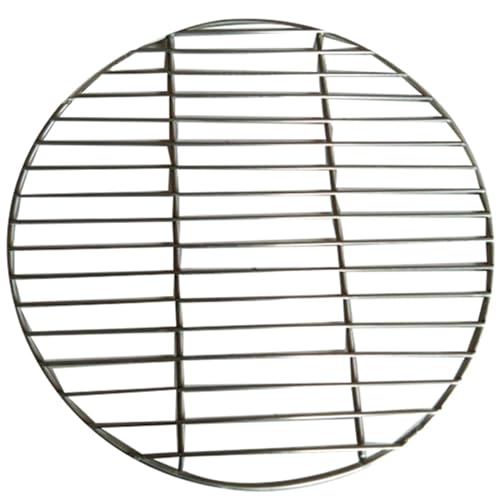 GPDMNBNX, Rack Edelstahl Kochgeschirr Grill Rost Lagerfeuer Grill Grid Picknick Grid Net Outdoor Bratpfanne Grill(24x24x0.4cm) von GPDMNBNX