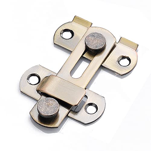 GPDNBIEU, 180° Schieberiegel Türriegel Edelstahl Vintage Türschnalle Schieberiegel for Schranktüren Schlösser mit Hardware 2er Pack(Green Patiana) von GPDNBIEU