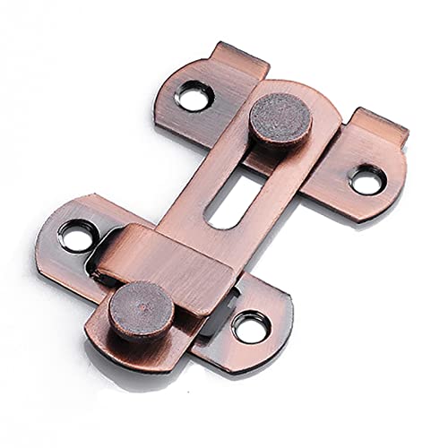 GPDNBIEU, 180° Schieberiegel Türriegel Edelstahl Vintage Türschnalle Schieberiegel for Schranktüren Schlösser mit Hardware 2er Pack(Red Patina) von GPDNBIEU