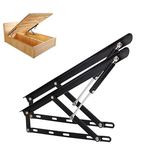 GPDNBIEU, 2 x praktische Hebebett-Mechanismen, Hardware for obere Heberahmen, Möbel, Aufbewahrungsbett-Hebemechanismus(1500mm) von GPDNBIEU