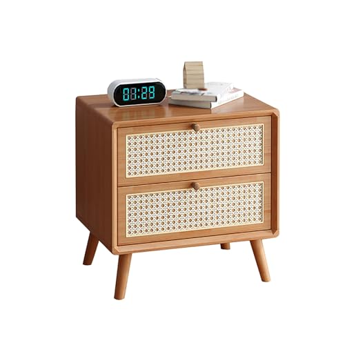 GPDNBIEU, Aufbewahrungsbett-Beistelltische, Mini-Kommode, Kommode for Schlafzimmer, Nachttisch, minimalistischer und praktischer for Zuhause Studentenwohnheim(Brown 2,35x40x49cm) von GPDNBIEU